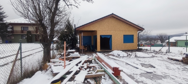 Nízkoenergetický prízemný dom Badín
